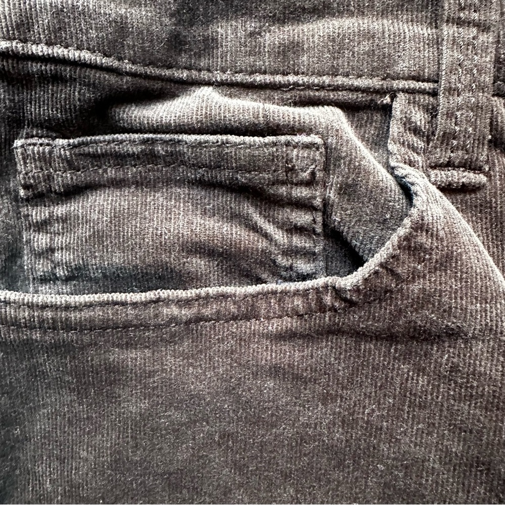 St John's Bay Dark Brown Velvet Feel Corduroy Pants size 16P‎ - Picture 9 of 12